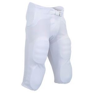 CHAMPRO Safety Integrated Football Practice Pants, Youth Small, White